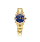Rolex Lady-Datejust 26 NEW ROLEX SERVICE - 1983 + box | yellow gold lapis lazuli diamond 6 - 9