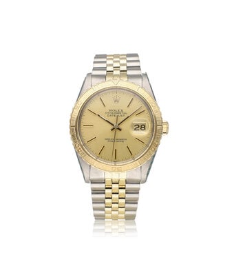 Rolex Datejust Turn-o-graph 36 NEW ROLEX SERVICE - 1979 | steel - yellow gold champagne Jubilee