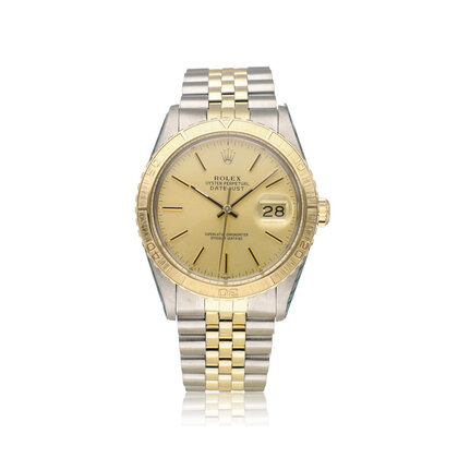 Datejust Turn-o-graph 36 NEW ROLEX SERVICE - 1979 | steel - yellow gold champagne Jubilee