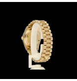Rolex Day-Date 36 NEW ROLEX SERVICE - 1988 | yellow gold bark diamond - baguette tight President