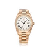Rolex Day-Date 36 - 1974 | rose gold Buckley white roman tight President