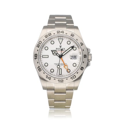 Explorer II  42 - 2020  + papers | steel white - polar - orange