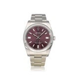 Rolex Oyster Perpetual 36 NEW ROLEX SERVICE | steel grape - purple domed Oyster