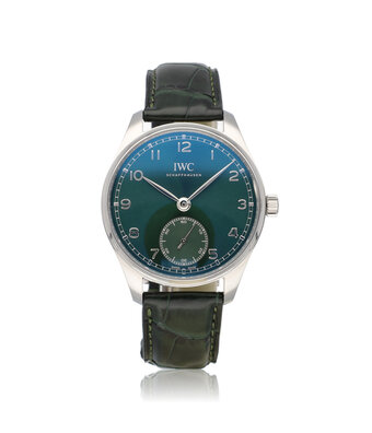 IWC Portugieser Automatic 40 NEW IWC STRAP - 2025 box + papers | steel green