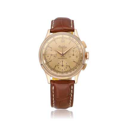 Premier  35 SERVICE + NEW BREITLING STRAP + BUCKLE | rose gold champagne
