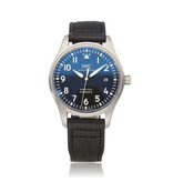 IWC Pilot's Watch Mark XVIII 40 NEW IWC STRAP - 2019 box + papers | steel blue