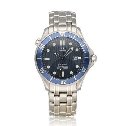 Seamaster Diver 300M  -  2003 box + papers | steel blue
