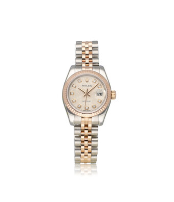 Rolex Lady-Datejust 26 - 2012 + papers | steel rose gold silver computer diamond Jubilee