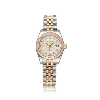 Lady-Datejust 26 - 2012 + papers | steel rose gold silver computer diamond Jubilee