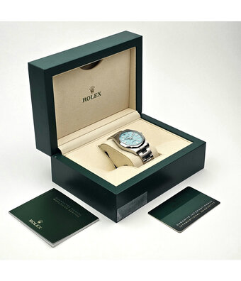 Rolex Oyster Perpetual 41 - 2021 box + papers | Tiffany - Turquoise