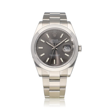 Datejust 41 steel grey - slate Oyster 2019 B+P