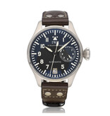 IWC Big Pilot's Watch Auto 7 days Power Reserve 46 NEW IWC STRAP | steel - black dial