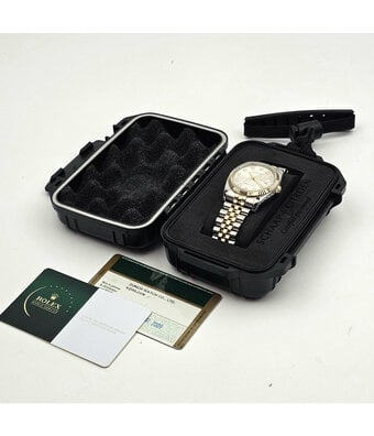 Rolex Datejust 36 NEW ROLEX SERVICE - 2009 B+P | steel - gold silver Jubilee diamond
