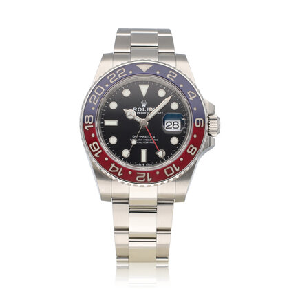 GMT-Master II 40 + box | steel Pepsi blue - red ceramic Oyster