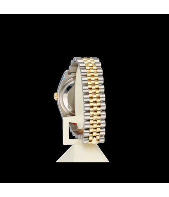Rolex Datejust 36 - 2009 + papers | steel - gold black Jubilee - diamond