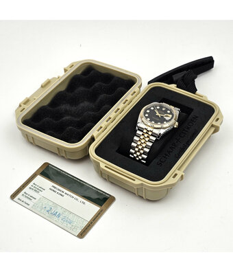 Rolex Datejust 36 - 2009 + papers | steel - gold black Jubilee - diamond