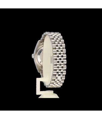 Rolex Datejust 36 - 2017 + papers | steel - white gold diamond black computer Jubilee