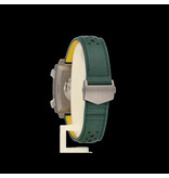 TAG Heuer Monaco Chronograph Racing Green 39 - 2025 box + papers | titanium silver yellow - green li