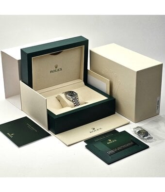 Rolex Datejust 31 - 2021 box + papers | steel - white gold Jubilee mint green