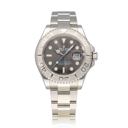Yacht-master 40 2020 box + papers | steel / platinum rhodium - grey - slate