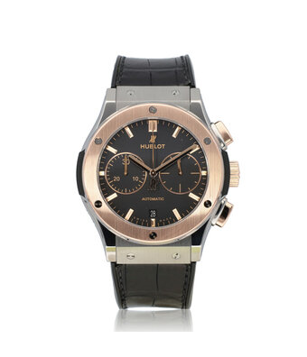 Hublot Classic Fusion Chronograph Titanium King Gold 45 titanium - rose gold black