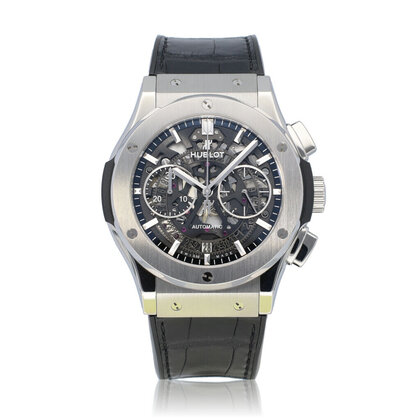 Classic Fusion Aerofusion Titanium Chronograph 45 skeleton titanium rubber 2022 e-warranty