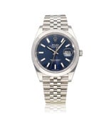 Rolex Datejust 41 - 2025 box + papers | steel blue domed Jubilee