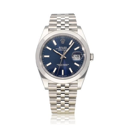 Datejust 41 - 2025 box + papers | steel blue domed Jubilee