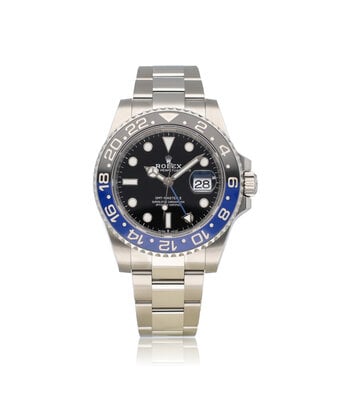 Rolex GMT-Master II 40 NEW ROLEX SERVICE - 2023 B+P | steel batman - batgirl blue Oyster