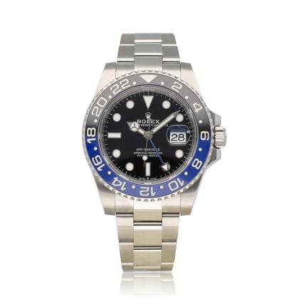 GMT-Master II 40 NEW ROLEX SERVICE - 2023 B+P | steel batman - batgirl blue Oyster