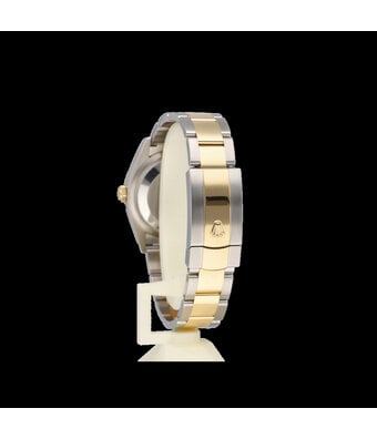 Rolex Datejust 36 NEW ROLEX SERVICE - 2020 B+P | steel - yellow gold green roman diamond IV IX O
