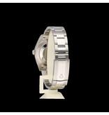 Rolex Datejust 41 NEW ROLEX SERVICE - 2018 B+P | steel - white gold silver index fluted Oyster