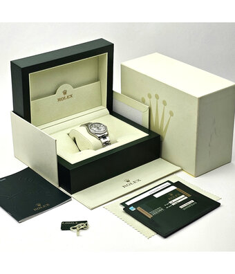 Rolex Datejust 31 NEW ROLEX SERVICE - 2013 B+P | steel MOP - pearl factory diamond set bezel