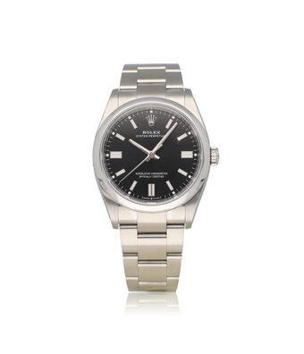 Rolex Oyster Perpetual 36 - 2024 box + papers | steel black domed Oyster