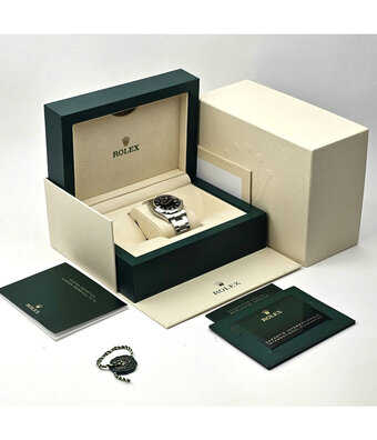 Rolex Oyster Perpetual 36 - 2024 box + papers | steel black domed Oyster