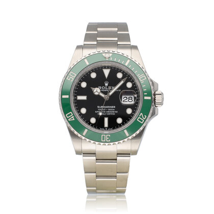 Submariner Date 41 NEW ROLEX SERVICE - 2024 B+P | steel Green - Kermit - Cermit - Starbuck