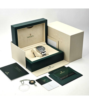 Rolex Submariner Date 41 NEW ROLEX SERVICE - 2024 B+P | steel Green - Kermit - Cermit - Starbuck