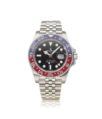 Rolex GMT-Master II 40 NEW ROLEX SERVICE - 2018 B+P | steel blue / red - Pepsi Jubilee ceramic