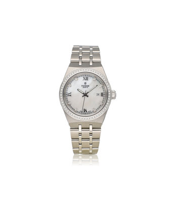 Tudor Tudor Royal Date 28 NEW TUDOR SERVICE - 2023 B+P | steel MOP - pearl diamond