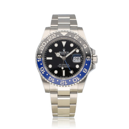 GMT-Master II 40 NEW ROLEX SERVICE - 2023 B+P | steel batman - batgirl blue Oyster