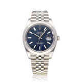 Rolex Datejust 41 - 2025 box + papers | steel blue domed Jubilee