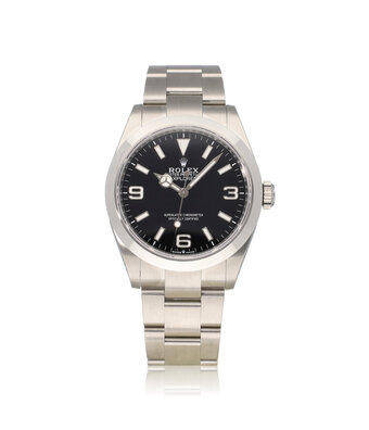 Rolex Explorer  40 NEW - UNWORN 2026 B+P | steel black domed Oyster