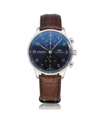 IWC Portugieser Chronograph 41 steel black