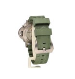 Panerai Luminor  44 OPEN CARD - box + paper | steel brown dial green rubber