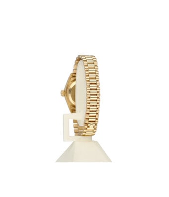 Rolex Lady-Datejust 26 NEW ROLEX SERVICE - 1987 | yellow gold President MOP - pearl carousel rom