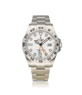 Rolex Explorer II  42 - 2021 box + papers | steel black orange