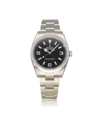 Rolex Explorer  36 - 2022 box + papers | steel black Oyster