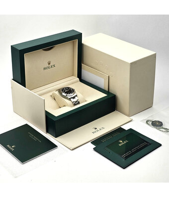 Rolex Explorer  36 - 2022 box + papers | steel black Oyster
