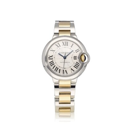 Ballon Bleu de Cartier  33 - 2019 box + papers | steel - gold