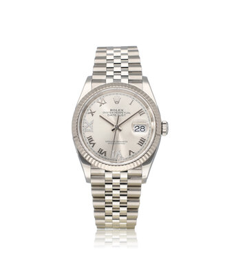 Rolex Datejust 36 steel silver diamond Jubilee 2019 B+P | NEW ROLEX SERVICE